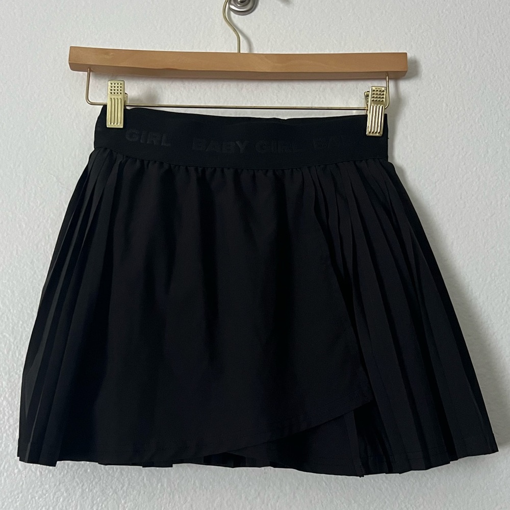 LA + IMAGE Black Baby Girl Skort Size S